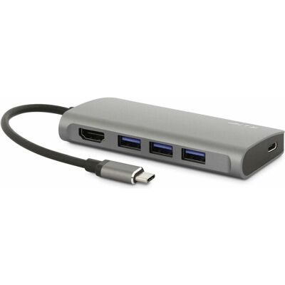 LMP 17104 (USB-C, 5 Ports), Dockingstation + USB Hub, Grau LMP 17104 (USB-C, 5 Ports), Dockingstation + USB Hub, Grau
