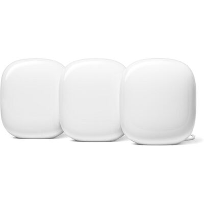 Google Nest WiFi Pro 3er-Set, Router, Weiss Google Nest WiFi Pro 3er-Set, Router, Weiss