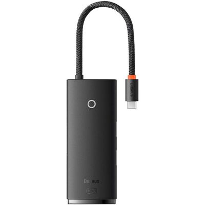 Baseus LITE SERIES BS-OH020 HUB ADAPTER TYPE-C 6 PORT Black station (USB-C, 6 Ports), Dockingstation + USB Hub, Schwarz Baseus LITE SERIES BS-OH020 HUB ADAPTER TYPE-C 6 PORT Black station (USB-C, 6 Ports), Dockingstation + USB Hub, Schwarz