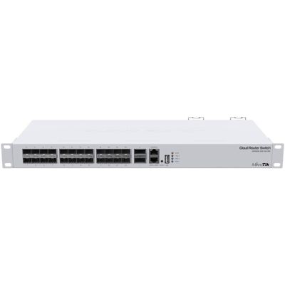MikroTik CRS326-24S (26 Ports), Netzwerk Switch, Weiss MikroTik CRS326-24S (26 Ports), Netzwerk Switch, Weiss