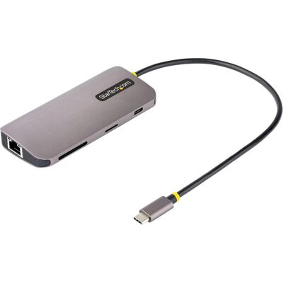 Origin Storage Travel Dock USB C 10in1 with dual HDMI 4k 60HZ (USB-A, USB-C, 10 Ports), Dockingstation + USB Hub, Grau Origin Storage Travel Dock USB C 10in1 with dual HDMI 4k 60HZ (USB-A, USB-C, 10 Ports), Dockingstation + USB Hub, Grau
