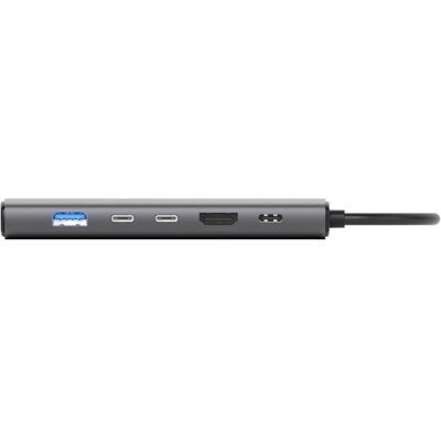 SiteCom Hub Multiporta USB-C Power Delivery 6 in 1 (USB-C, 6 Ports), Dockingstation + USB Hub, Silber SiteCom Hub Multiporta USB-C Power Delivery 6 in 1 (USB-C, 6 Ports), Dockingstation + USB Hub, Silber