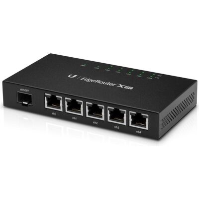 Ubiquiti EdgeRouter X SFP, Router, Schwarz Ubiquiti EdgeRouter X SFP, Router, Schwarz