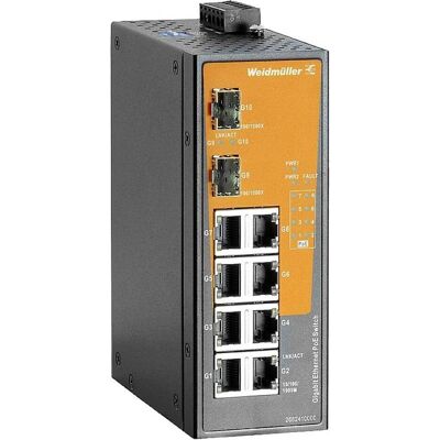 Weidmüller IE-SW-EL10-8GTPOE-2GESFP - Industrieller Ethernet-Switch Weidmüller IE-SW-EL10-8GTPOE-2GESFP - Industrieller Ethernet-Switch