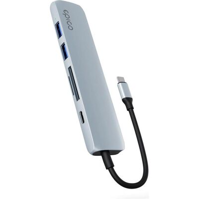 Epico 9915111600001 (USB-C, 4 Ports), Dockingstation + USB Hub, Schwarz Epico 9915111600001 (USB-C, 4 Ports), Dockingstation + USB Hub, Schwarz