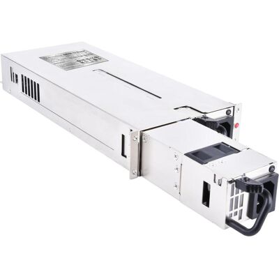 Silverstone SST-GM400-1UB - Gemini Series, 2 x 400W CYBENETICS Bronze, 1 U, redundant Power Supply (800 W), PC Netzteil, Silber Silverstone SST-GM400-1UB - Gemini Series, 2 x 400W CYBENETICS Bronze, 1 U, redundant Power Supply (800 W), PC Netzteil, Silber