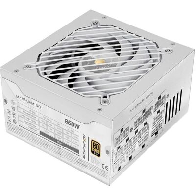 Mars Gaming MPB850PSIW (850 W), PC Netzteil, Weiss Mars Gaming MPB850PSIW (850 W), PC Netzteil, Weiss