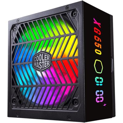 Cooler Master Zasilacz XG650 Plus Platinum 650W (MPG-6501-AFBAP-XEU) (650 W), PC Netzteil, Schwarz Cooler Master Zasilacz XG650 Plus Platinum 650W (MPG-6501-AFBAP-XEU) (650 W), PC Netzteil, Schwarz