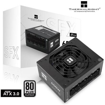 Thermalright TR-TPFX 650, 80+ Platinum modular PSU, SFX (650 W), PC Netzteil, Schwarz Thermalright TR-TPFX 650, 80+ Platinum modular PSU, SFX (650 W), PC Netzteil, Schwarz