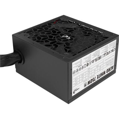 Aerocool Aero White 750 750W ATX3.1 black power supply (750 W), PC Netzteil, Schwarz Aerocool Aero White 750 750W ATX3.1 black power supply (750 W), PC Netzteil, Schwarz