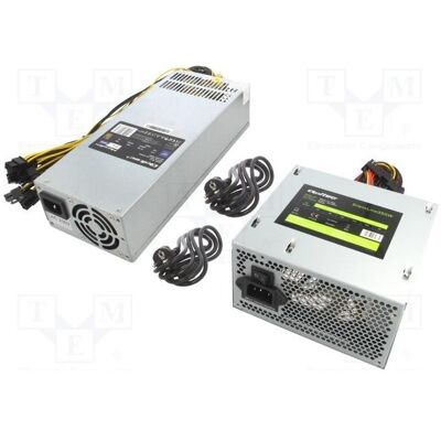 Qoltec Zestaw Zasilacz PCI-E Smart 1600W + ATX SilentLine 350W (1600 W), PC Netzteil Qoltec Zestaw Zasilacz PCI-E Smart 1600W + ATX SilentLine 350W (1600 W), PC Netzteil