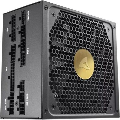 Sharkoon REBEL P30 Gold 1000W ATX3.0 (schwarz, 4x PCIe, Kabel-Management, 1000 Watt) (1000 W), PC Netzteil, Schwarz Sharkoon REBEL P30 Gold 1000W ATX3.0 (schwarz, 4x PCIe, Kabel-Management, 1000 Watt) (1000 W), PC Netzteil, Schwarz