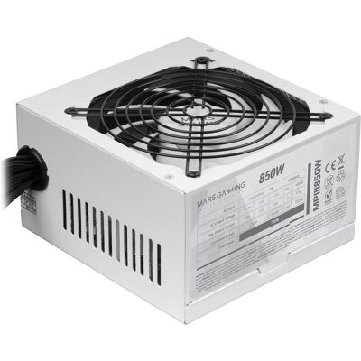 Mars Gaming MPIII850W (850 W), PC Netzteil, Weiss Mars Gaming MPIII850W (850 W), PC Netzteil, Weiss