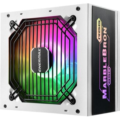 Enermax MarbleBron RGB (850 W), PC Netzteil, Weiss, Schwarz Enermax MarbleBron RGB (850 W), PC Netzteil, Weiss, Schwarz
