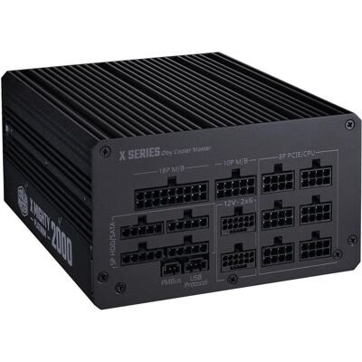 Cooler Master CooMas X Mighty 2000W, PC Netzteil, Schwarz Cooler Master CooMas X Mighty 2000W, PC Netzteil, Schwarz