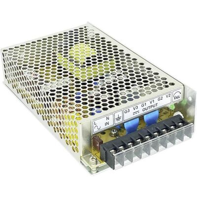Dehner Elektronik, Spannungswandler, SPS N080-T3 Industrienetzteil 15 V/DC, -15 V/DC, 5 V/DC 8 A 80 Dehner Elektronik, Spannungswandler, SPS N080-T3 Industrienetzteil 15 V/DC, -15 V/DC, 5 V/DC 8 A 80