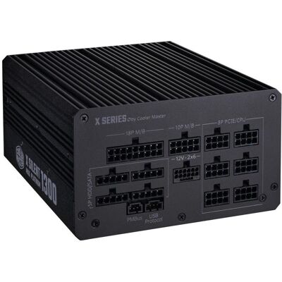 Cooler Master CooMas X Silent MAX 1300 (1300 W), PC Netzteil, Schwarz Cooler Master CooMas X Silent MAX 1300 (1300 W), PC Netzteil, Schwarz