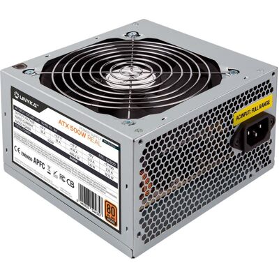 Unykach 52500 (500 W), PC Netzteil, Silber Unykach 52500 (500 W), PC Netzteil, Silber