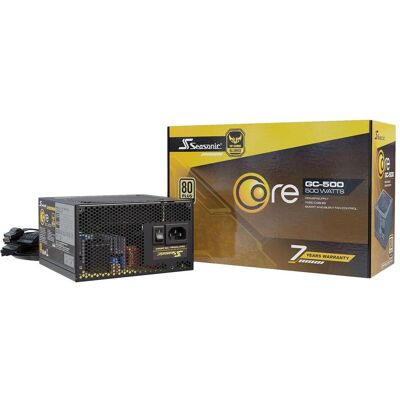 Seasonic Core GC (500 W), PC Netzteil, Schwarz Seasonic Core GC (500 W), PC Netzteil, Schwarz