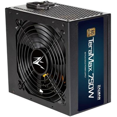 Zalman TerraMax 750W 80 PLUS GOLD, Ful (750 W), PC Netzteil, Schwarz Zalman TerraMax 750W 80 PLUS GOLD, Ful (750 W), PC Netzteil, Schwarz