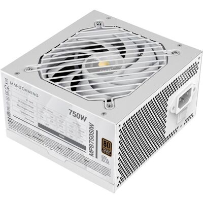 Mars Gaming MPB750SIW (750 W), PC Netzteil, Weiss Mars Gaming MPB750SIW (750 W), PC Netzteil, Weiss