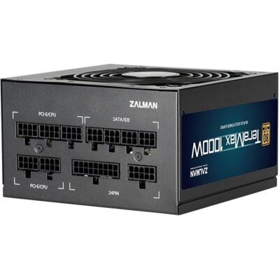 Zalman ZM1200-TMX TerraMax 80 PLUS GOLD PSU 1200W/Full-modular 99.9% Active PFC/Single (1200 W), PC Netzteil, Schwarz Zalman ZM1200-TMX TerraMax 80 PLUS GOLD PSU 1200W/Full-modular 99.9% Active PFC/Single (1200 W), PC Netzteil, Schwarz