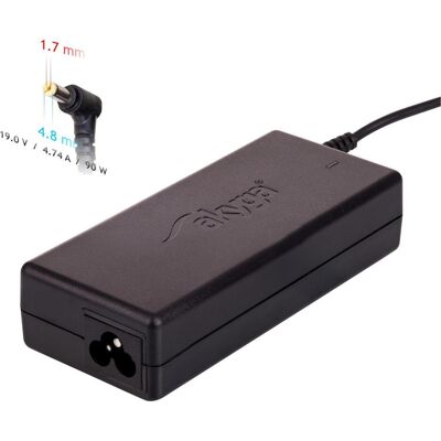 Akyga AK-ND-08 - Notebook - Indoor - 100-250 V - 90 W - 19 V - AC-an-DC (90 W), Notebook Netzteil, Schwarz Akyga AK-ND-08 - Notebook - Indoor - 100-250 V - 90 W - 19 V - AC-an-DC (90 W), Notebook Netzteil, Schwarz