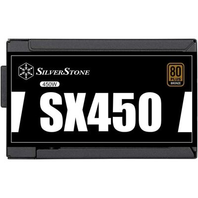Silverstone SST-SX450-B - Netzteil (intern) - ATX12V 2.4/ SFX12V (450 W), PC Netzteil, Schwarz Silverstone SST-SX450-B - Netzteil (intern) - ATX12V 2.4/ SFX12V (450 W), PC Netzteil, Schwarz