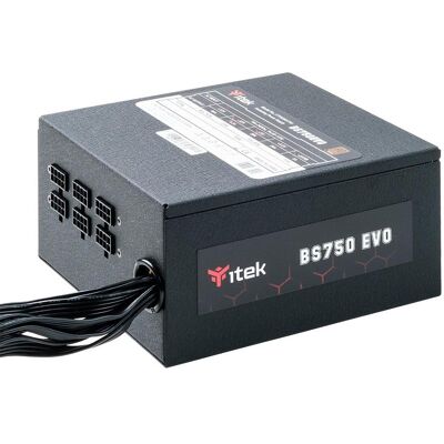 Itek Alimentation ATX compatible BS750 Evo - 750W (750 W), PC Netzteil, Schwarz Itek Alimentation ATX compatible BS750 Evo - 750W (750 W), PC Netzteil, Schwarz
