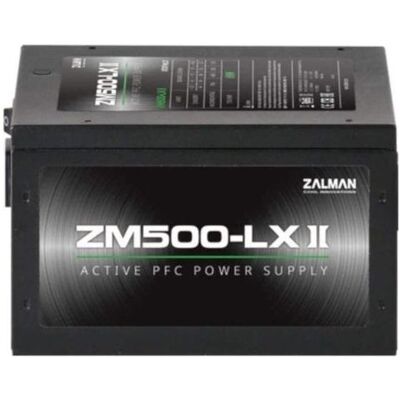 Zalman PSU ZM500-LXII 500W (500 W), PC Netzteil, Schwarz Zalman PSU ZM500-LXII 500W (500 W), PC Netzteil, Schwarz