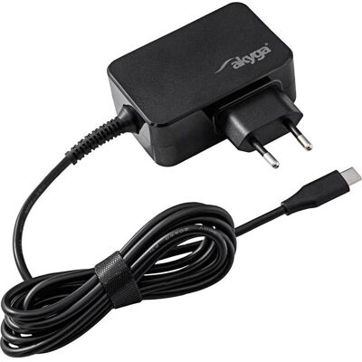 Akyga AK-TB-09 Steckernetzteil, Festspannung 12 V 0.5 A (65 W), Notebook Netzteil, Schwarz Akyga AK-TB-09 Steckernetzteil, Festspannung 12 V 0.5 A (65 W), Notebook Netzteil, Schwarz