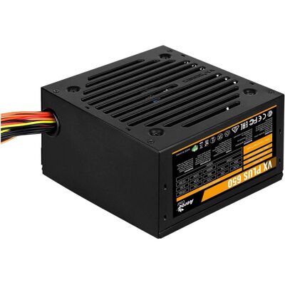 Aerocool PGS VX-650Plus AEROVX-650PLUS (650 W, 120 mm) Netzteil (650 W), PC Netzteil, Schwarz Aerocool PGS VX-650Plus AEROVX-650PLUS (650 W, 120 mm) Netzteil (650 W), PC Netzteil, Schwarz