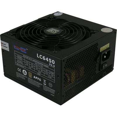 LC-Power Lc6450gp2 (450 W), PC Netzteil, Schwarz LC-Power Lc6450gp2 (450 W), PC Netzteil, Schwarz