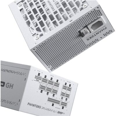 Phanteks AMP GH V2 1200W 80 PLUS Platinum Netzteil, PCIe 5.1, ATX 3.1 - 1200 Watt, weiss (1200 W), PC Netzteil, Weiss Phanteks AMP GH V2 1200W 80 PLUS Platinum Netzteil, PCIe 5.1, ATX 3.1 - 1200 Watt, weiss (1200 W), PC Netzteil, Weiss