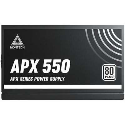 Montech Fuente De Alimentacion Atx Apx550 (550 W), PC Netzteil, Schwarz Montech Fuente De Alimentacion Atx Apx550 (550 W), PC Netzteil, Schwarz