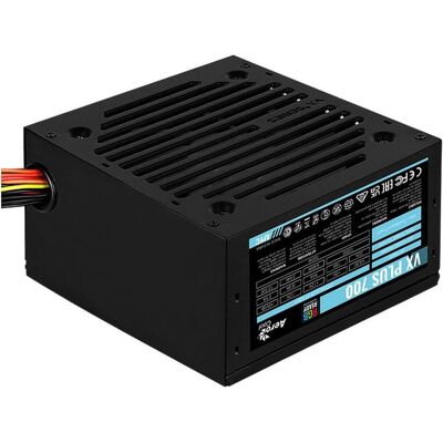 Aerocool power supply VX Plus 700 700W Black RGB Lighting (700 W), PC Netzteil, Schwarz Aerocool power supply VX Plus 700 700W Black RGB Lighting (700 W), PC Netzteil, Schwarz