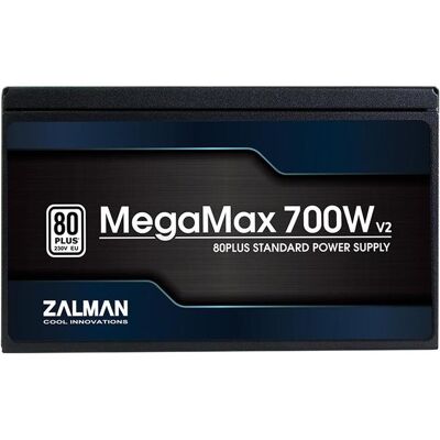 Zalman MegaMax 700W power supply (ZM700-TXII) (700 W), PC Netzteil, Schwarz Zalman MegaMax 700W power supply (ZM700-TXII) (700 W), PC Netzteil, Schwarz
