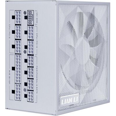 Lian-Li SX Series 80 PLUS Platinum Netzteil, vollmodular, PCIe 5.1, ATX 3.1 - 1.000 Watt, weiss (1000 W), PC Netzteil, Weiss Lian-Li SX Series 80 PLUS Platinum Netzteil, vollmodular, PCIe 5.1, ATX 3.1 - 1.000 Watt, weiss (1000 W), PC Netzteil, Weiss
