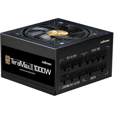 Zalman Alimentation ATX TeraMax TMX2 - 1000W (Noir) (1000 W), PC Netzteil, Schwarz Zalman Alimentation ATX TeraMax TMX2 - 1000W (Noir) (1000 W), PC Netzteil, Schwarz