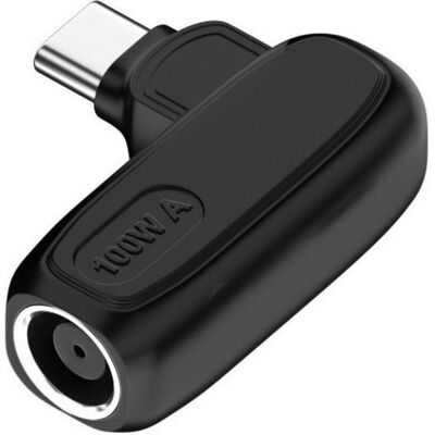 PowerGuard L-Shape DC 7.9 x 5.5 / 0.9 mm auf USB-C Ladeadapter PD 100W (100 W), Notebook Netzteil, Schwarz PowerGuard L-Shape DC 7.9 x 5.5 / 0.9 mm auf USB-C Ladeadapter PD 100W (100 W), Notebook Netzteil, Schwarz