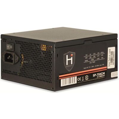 Intertech HiPower SP-750CM (750 W), PC Netzteil, Schwarz Intertech HiPower SP-750CM (750 W), PC Netzteil, Schwarz