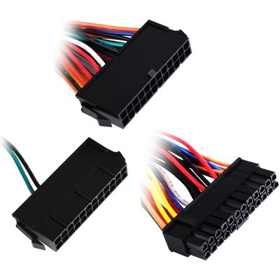 Silverstone SST-PP10 - Netzteil Adapter Kabel, Dual-24-Pin Buchse + Single-24Pin Stecker, für Den (65 cm, 24 pin ATX), Interne Kabel (PC) Silverstone SST-PP10 - Netzteil Adapter Kabel, Dual-24-Pin Buchse + Single-24Pin Stecker, für Den (65 cm, 24 pin ATX), Interne Kabel (PC)