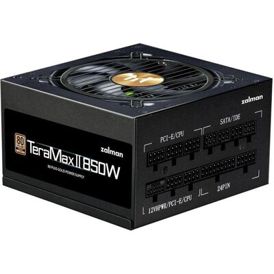 Zalman Alimentation ATX TeraMax TMX2 - 850W (Noir) (850 W), PC Netzteil, Schwarz Zalman Alimentation ATX TeraMax TMX2 - 850W (Noir) (850 W), PC Netzteil, Schwarz