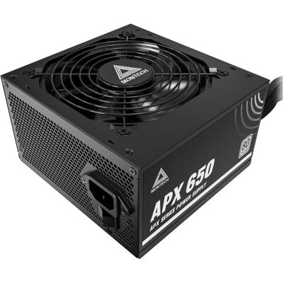 Montech FUENTE DE ALIMENTACION ATX 650W APX650 (650 W), PC Netzteil, Schwarz Montech FUENTE DE ALIMENTACION ATX 650W APX650 (650 W), PC Netzteil, Schwarz