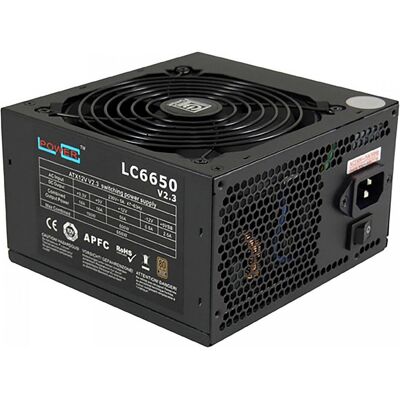 LC-Power Super Silent Serie (650 W), PC Netzteil, Schwarz LC-Power Super Silent Serie (650 W), PC Netzteil, Schwarz