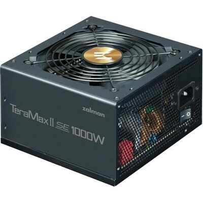 Zalman Computer components ZM1000-TMX2SE TeraMaxII 1000W 80+ Gold (1000 W), PC Netzteil, Schwarz Zalman Computer components ZM1000-TMX2SE TeraMaxII 1000W 80+ Gold (1000 W), PC Netzteil, Schwarz