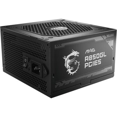 MSI MAG A850GL PCIE5 (850 W), PC Netzteil, Schwarz MSI MAG A850GL PCIE5 (850 W), PC Netzteil, Schwarz