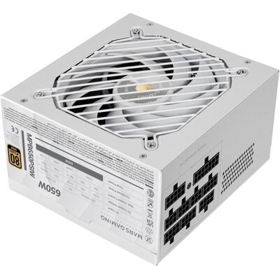 Mars Gaming MPB650PSIW (650 W), PC Netzteil, Weiss Mars Gaming MPB650PSIW (650 W), PC Netzteil, Weiss