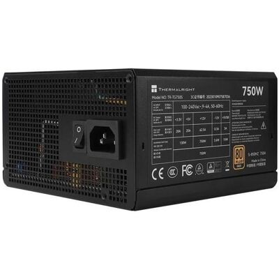 Thermalright TR-TG 750S Black - PSU, 80+ Gold, 750W, non-modular (750 W), PC Netzteil, Schwarz Thermalright TR-TG 750S Black - PSU, 80+ Gold, 750W, non-modular (750 W), PC Netzteil, Schwarz