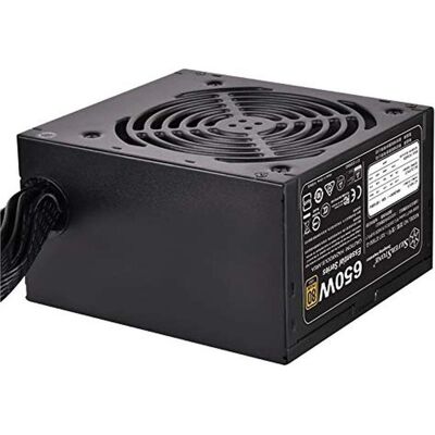 Silverstone SST-ET650-G v1.2 - Strider Essential Serie, 650W 80 Plus Gold ATX flüsterleises PC-Netzt (650 W), PC Netzteil, Schwarz Silverstone SST-ET650-G v1.2 - Strider Essential Serie, 650W 80 Plus Gold ATX flüsterleises PC-Netzt (650 W), PC Netzteil, Schwarz